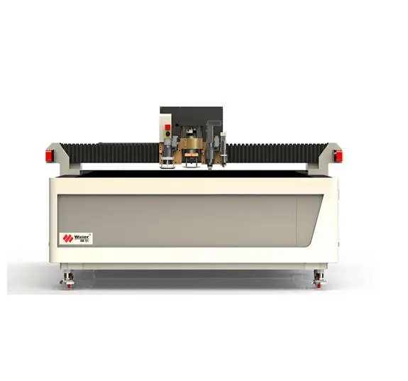 CNC Automatic Nonwoven Fur Fabric Rotary Knife Cutting Machine for Textile  Industry