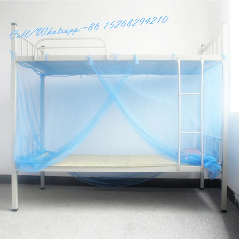 Прямоугольные противомоскитные сетки whope, обработанные инсектицидами, школьная двухъярусная кровать для детей и студентов