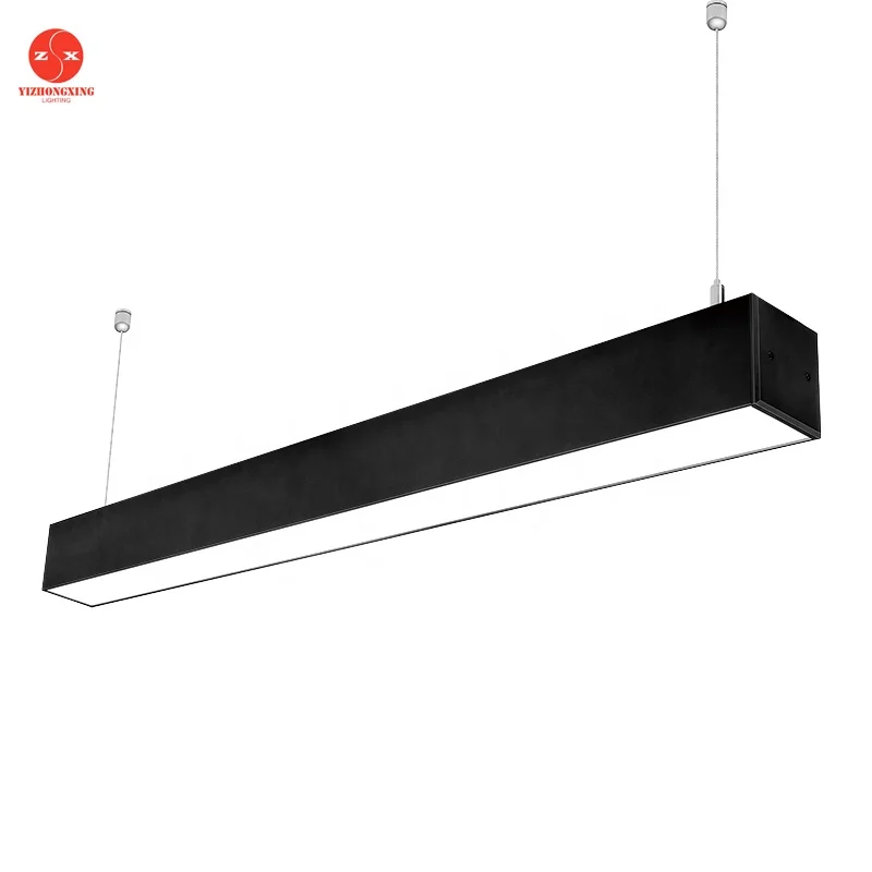 Home Office Studio School Hospital Shopping Mall Lighting DALI Linkable Ceiling Pendant Led Linear Lighting Fixtures