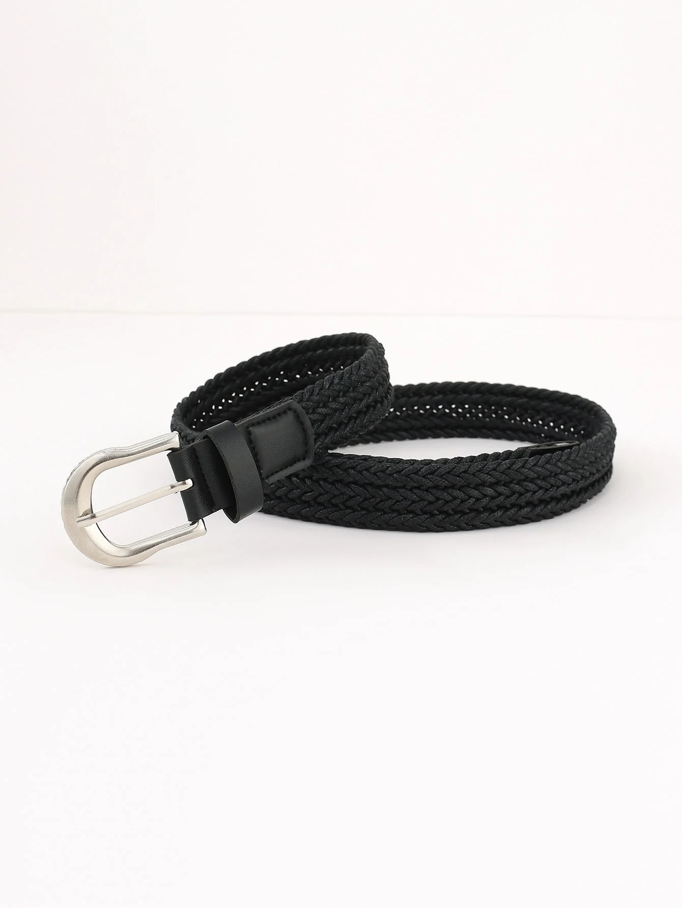 2024 New Style Popular Woman Fabric Waist Belt Braided Ladies Elastic Belts For Jeans