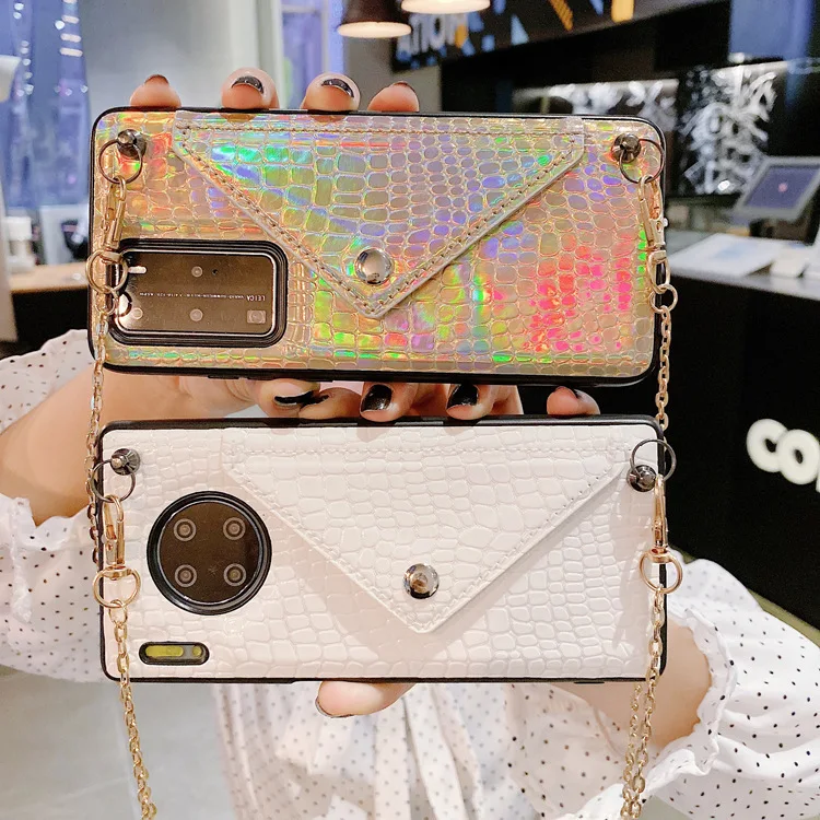 Textured alligator leather wallet for huawei nova 4 5 6 7 mate p40 p30 pro smart 2022 android phone case