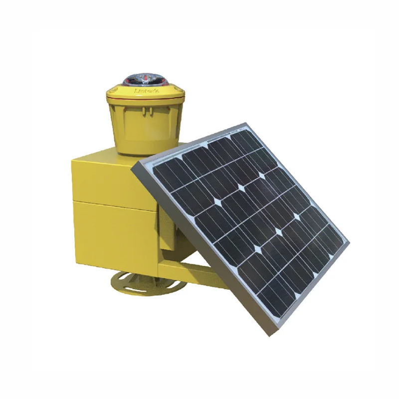 Solar Powered Marine Heliport Helipad Airport Obstacle Aviation Warning Light