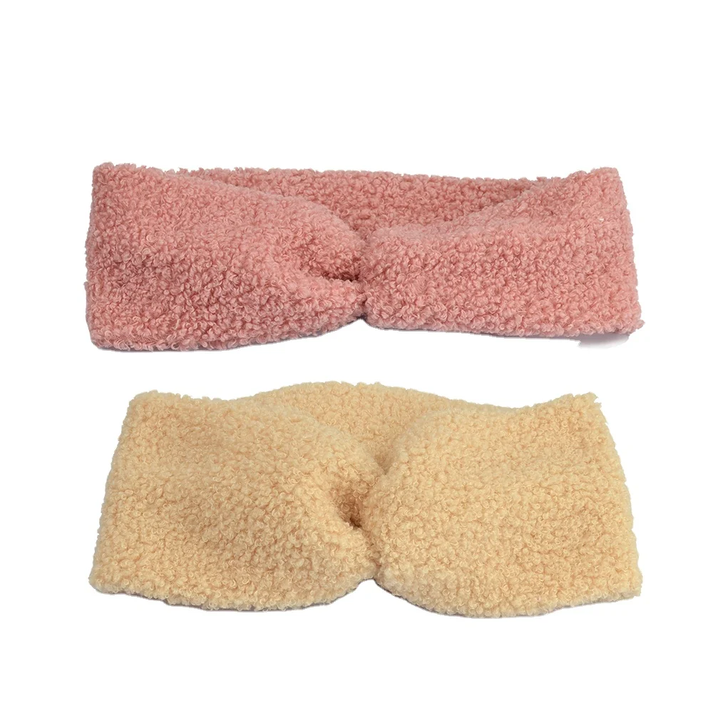 Новое поступление 2021 Красивая повязка для волос из плюшевой ткани на голову ежедневного использования макияжа тюрбан ванны