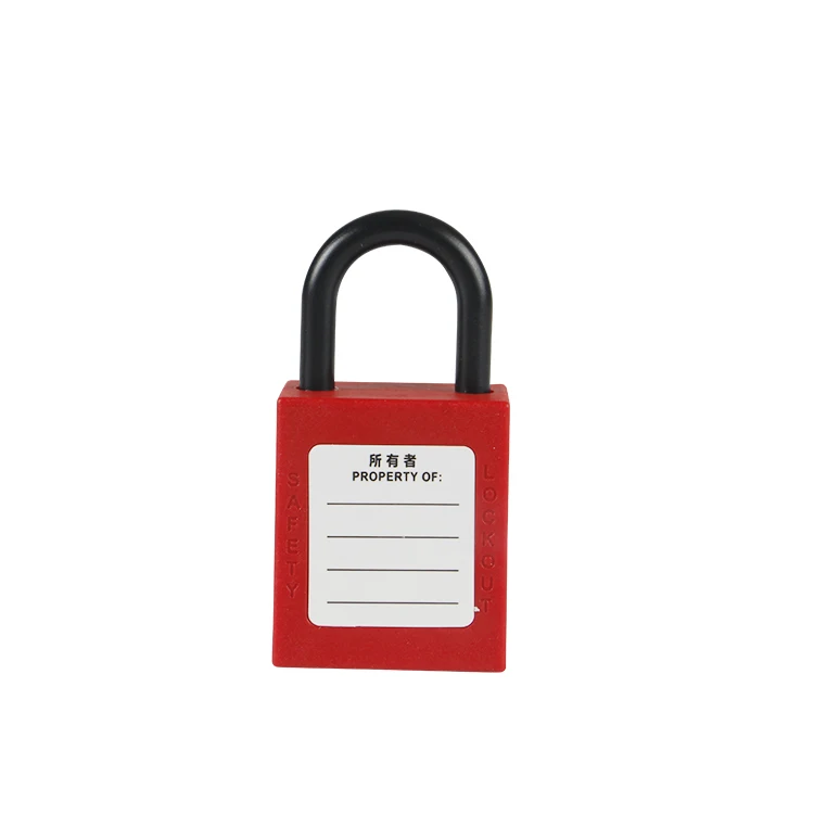 NEW Industrial Red 25mm Aluminum Shackle Safety Padlocks Manufacturer