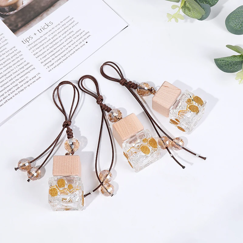 BinQi manufacturer 10ml car square cute glass perfume bottles