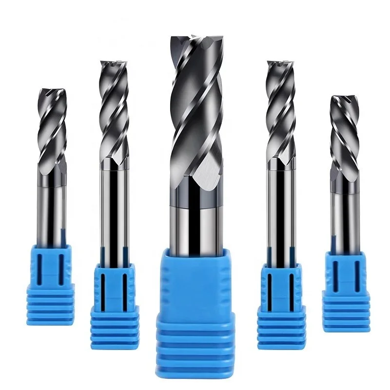 Factory in stock fast delivery size in metric hot sale micro end mills Zirconia Solid Carbide Alloy Square Flat End Mill