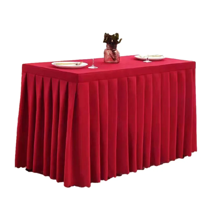 Exhibition banquet tablecloth monochrome tablecloth Conference tablecloth table cover table skirt