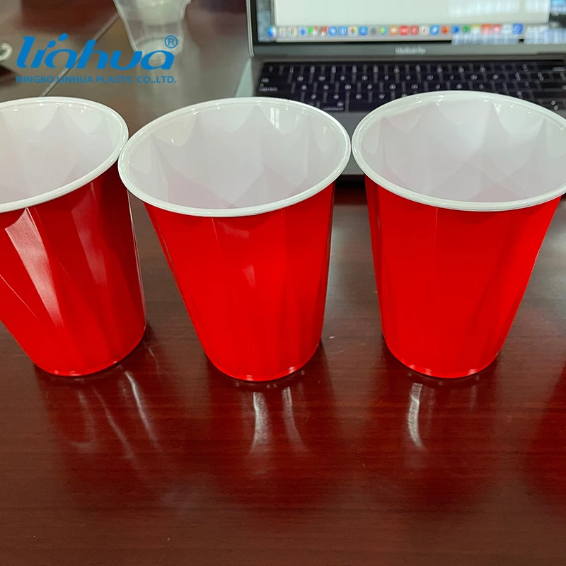 16 oz disposable red party cups
