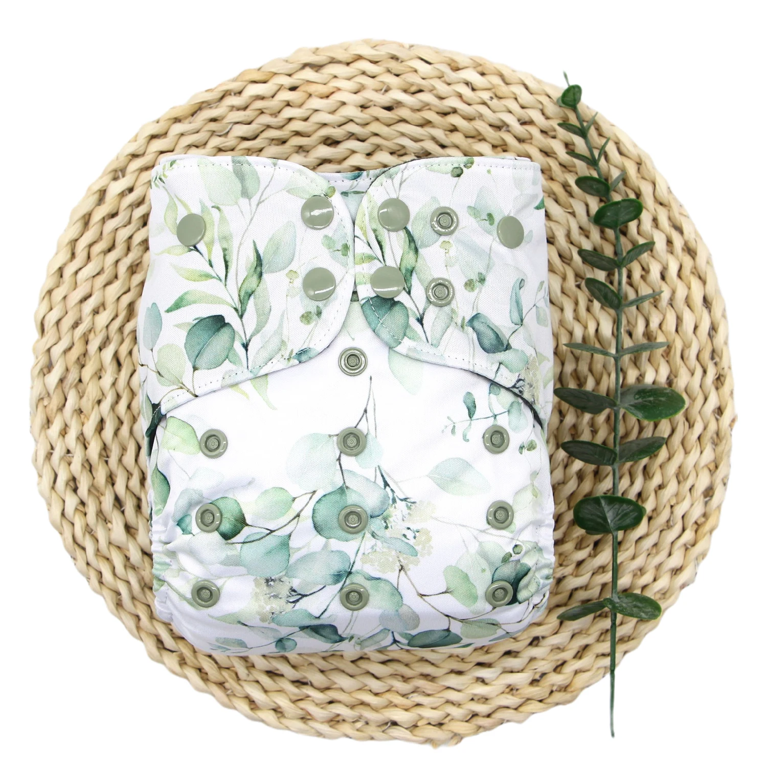 Custom Wholesale Baby Reusable Nappies Bamboo Charcoal Washable Cloth Diapers