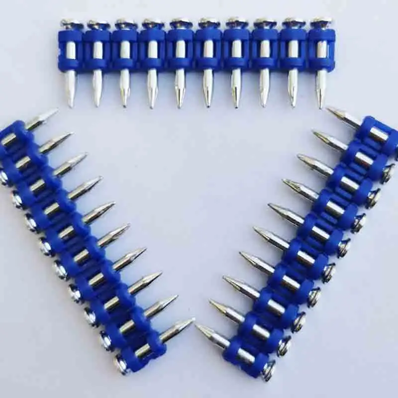 High Carbon Steel Concrete Pin Nails Gas Gun Nails Cement Steel Nails 19/22/25/27/32/28 length