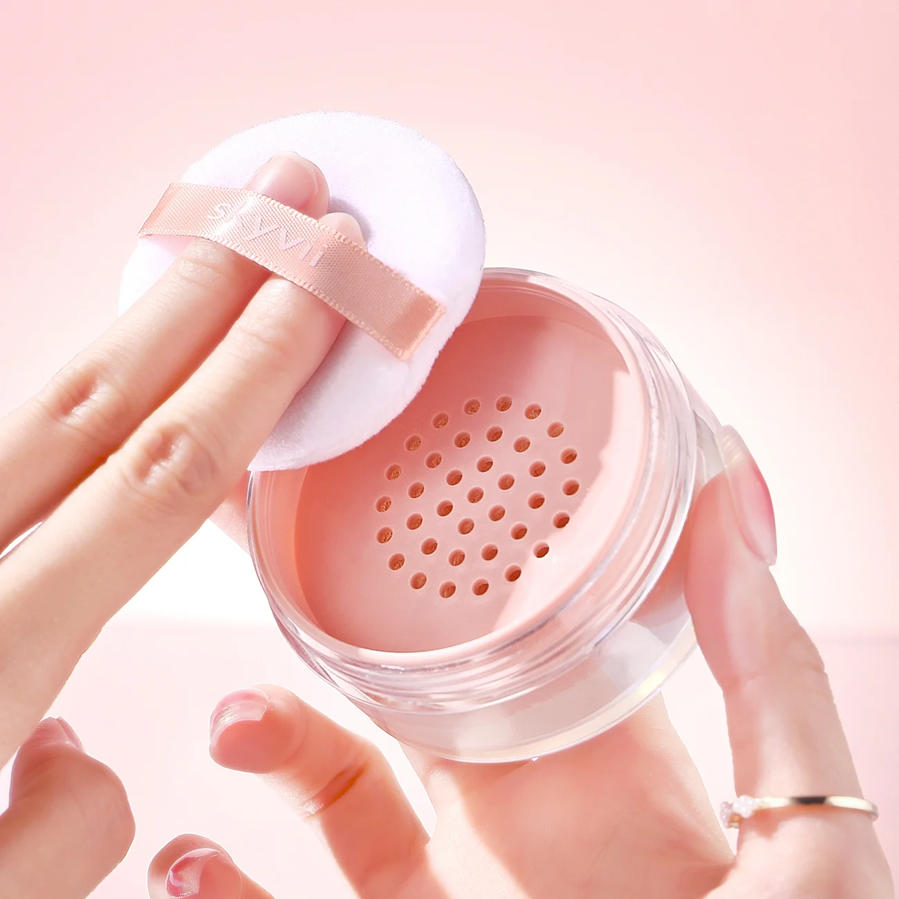 Private Label Makeup Soft Fog Setting Powder Full Coverage Waterproof Long Lasting Matte Light Oil Control Loose Setting Powder