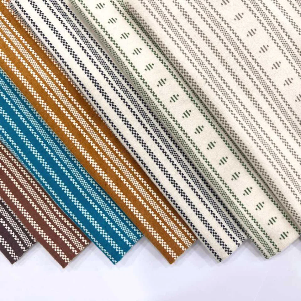 New product Quality master feel comfortable Cotton printed flannel with plain bottoming Women children dress pants fabric