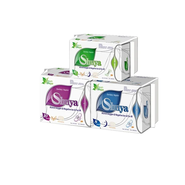 2021 shuya negative anion sanitary napkin sanitry towel