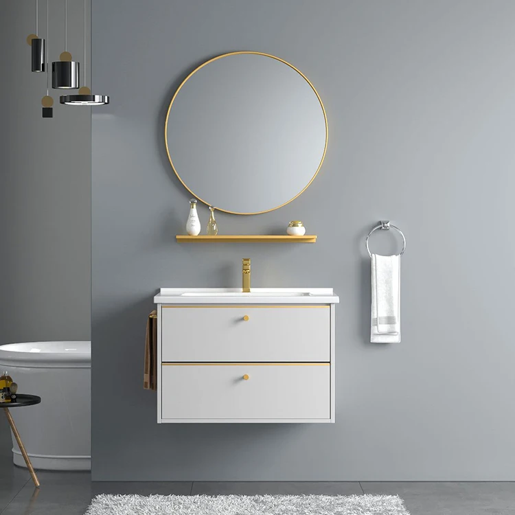 Wholesale Vanities Luxury Bathroom Vanity Cabinet With Mirror Custom Bathroom Furniture Cabinets
