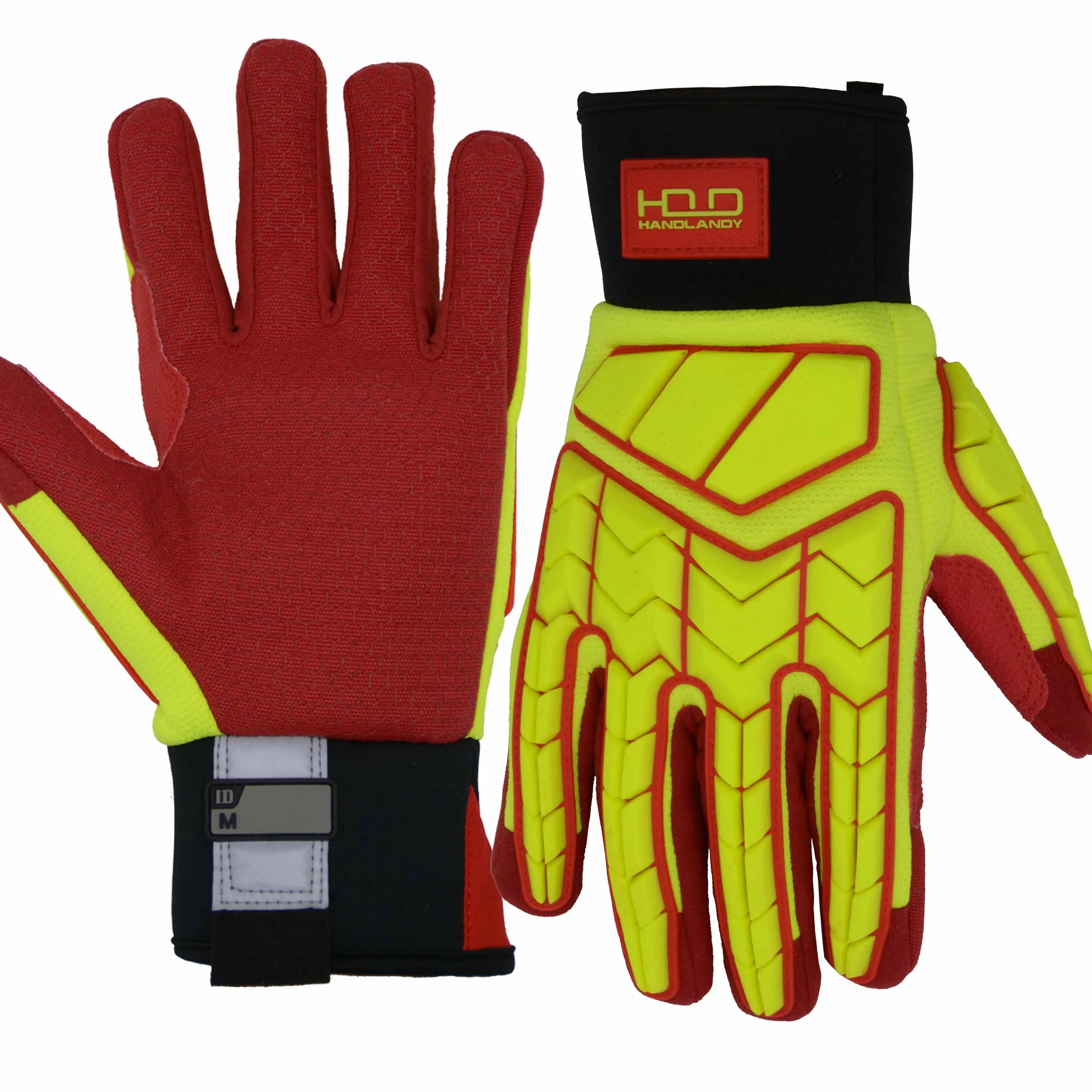 HANDLANDY  High performance Waterproof Cut Resistance Impact Glove work safety gloves impact oil and gas