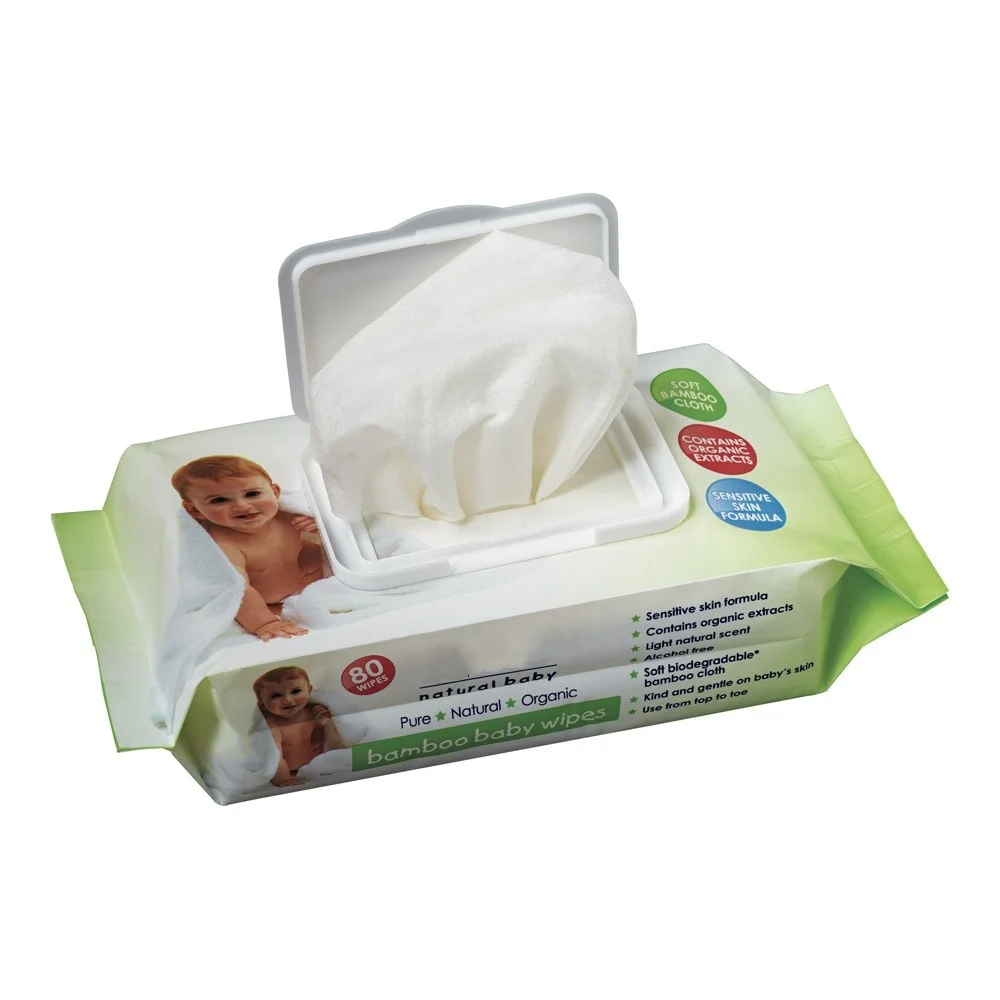 Wholesale Disposable Organic Soft Fragrance Free Sensitive Skin Care Baby Wipes
