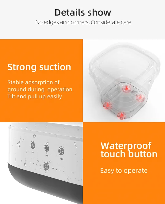 Individual wash small washer grey pink color second portable mini washing machine for dog cat cloth