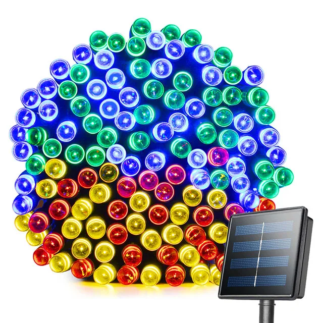 Garden Outdoor Bulbs Fairy Lights Waterproof Decorative Solar Led String Lights Christmas Lights for Garden Holiday Gardens