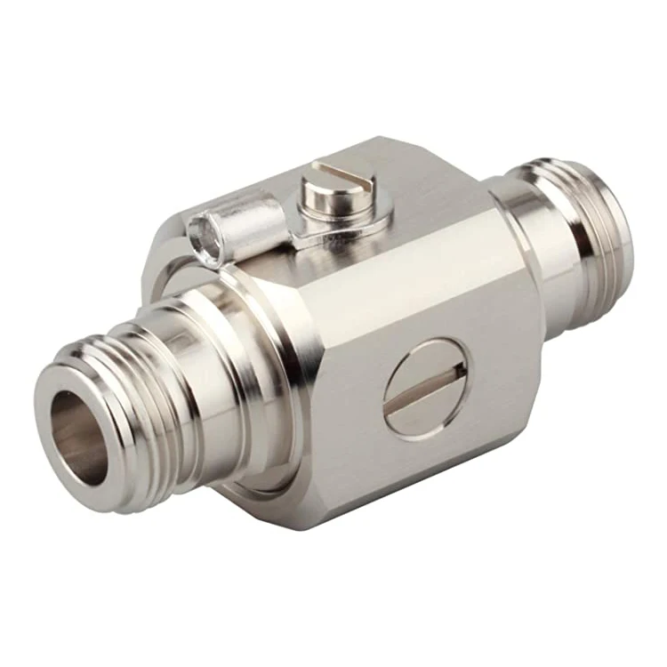 Metric and British N type Male Female Lightning Arrester N Antenna Surge Protection Device