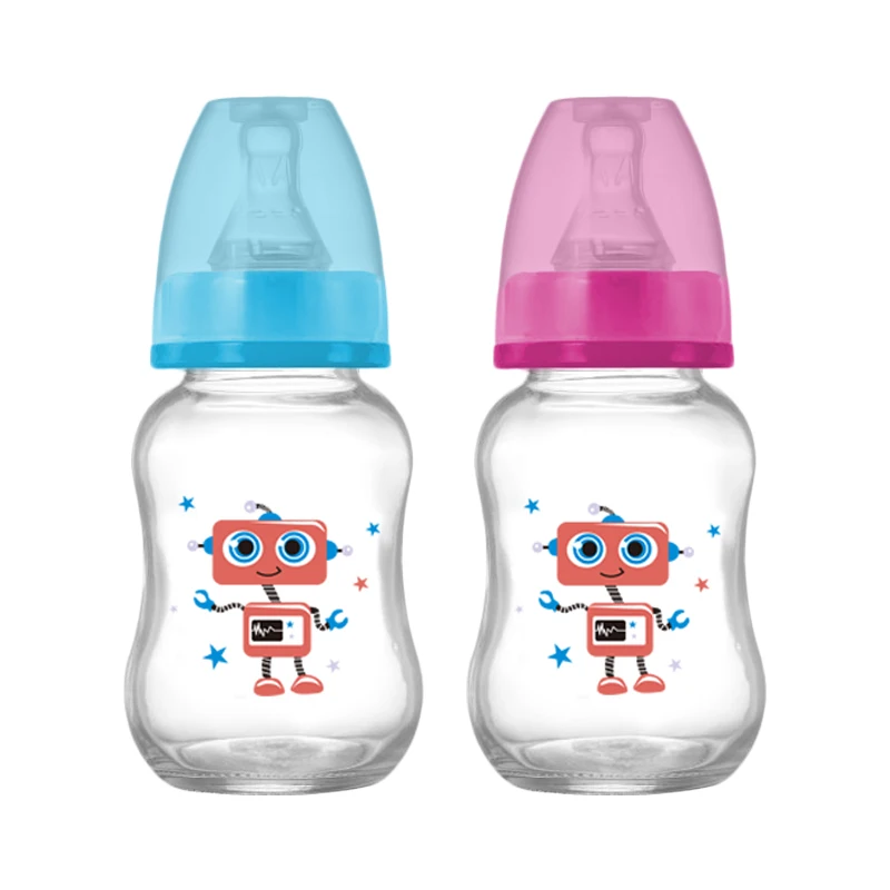 Custom pyrex glass baby feeding bottles cheap baby bottles