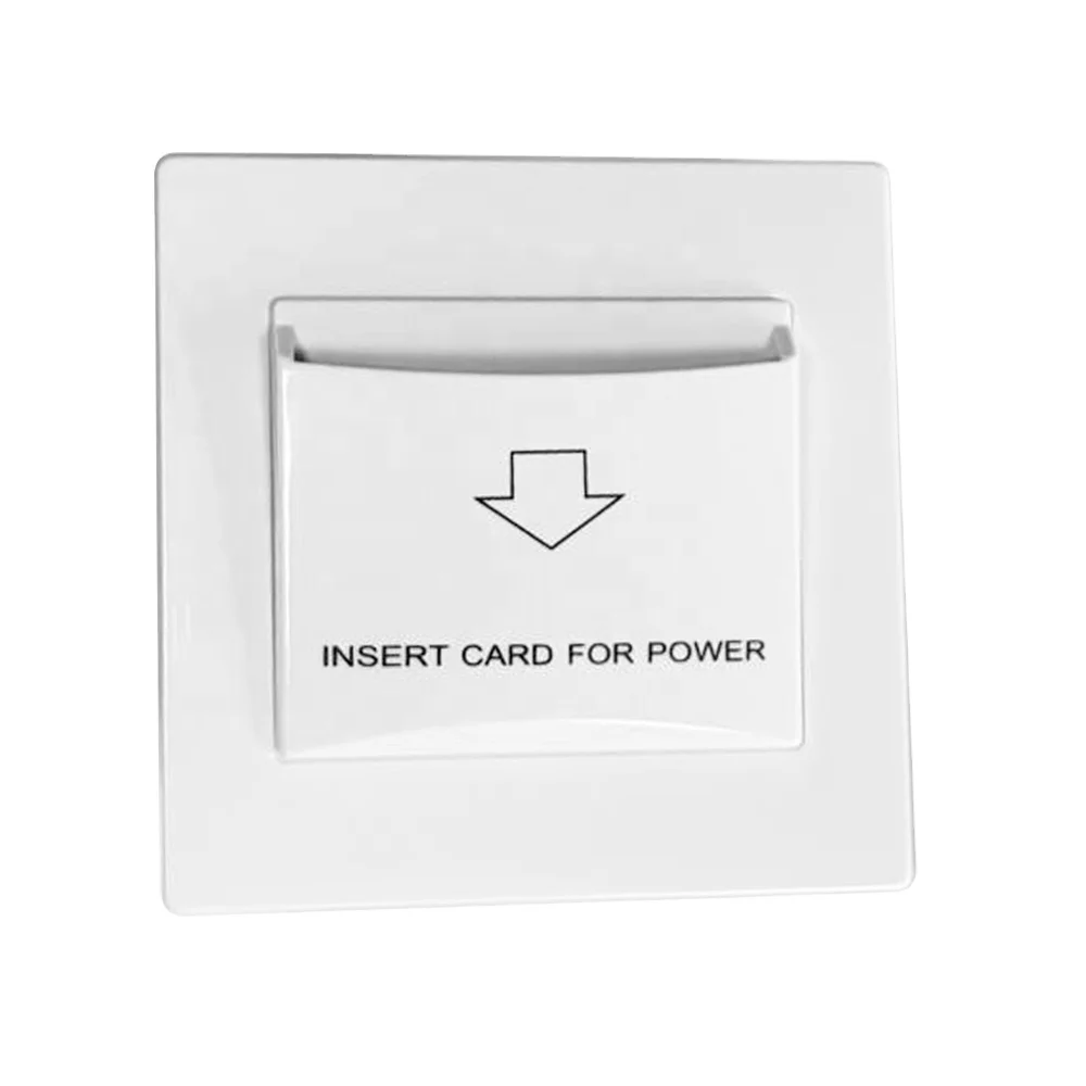 High Frequency 13.56mhz 40A Hotel Energy Saving Switch Keycard System Insert Card  Power Saving Energy Switch 15s Delay