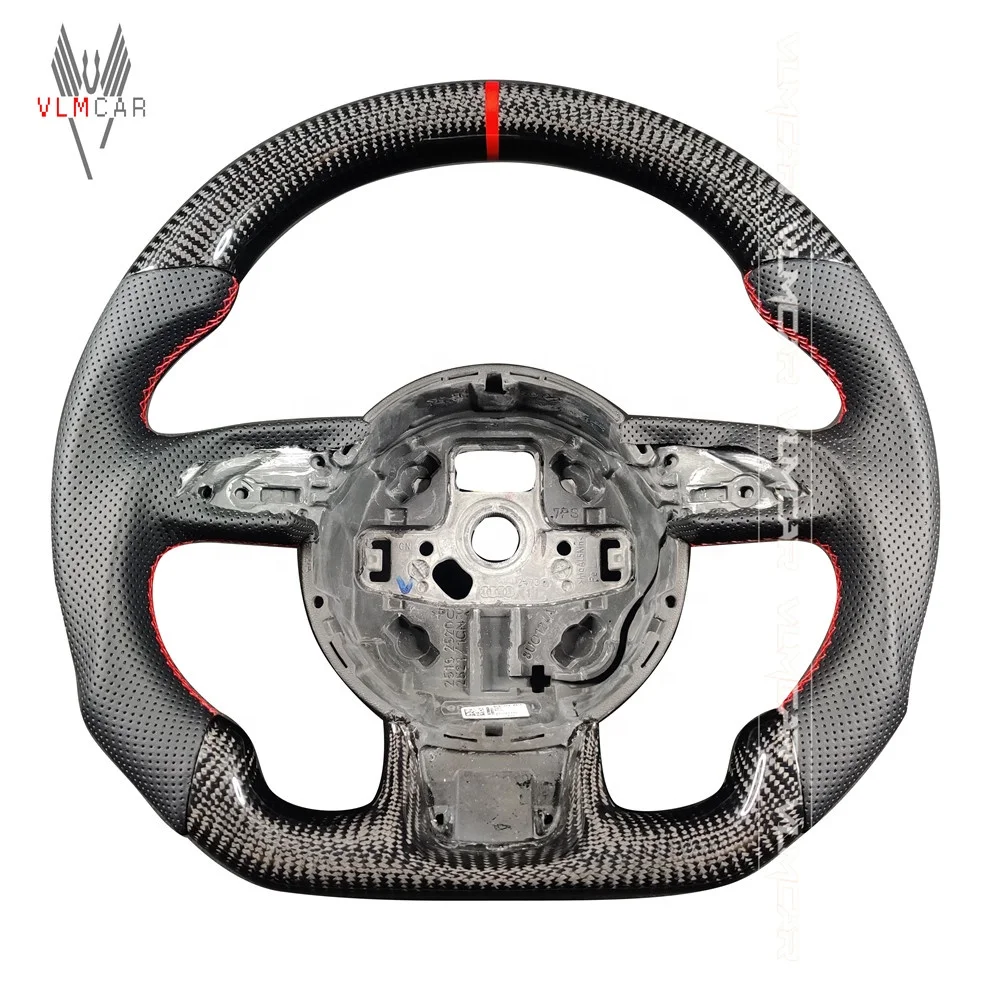 Private custom gloss carbon fiber steering wheel for audi a3/s3 /Available for all car models