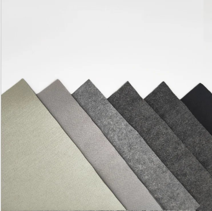 Needle Punched Nonwoven Fabric in Stock table cloth wool carpet felt fabric