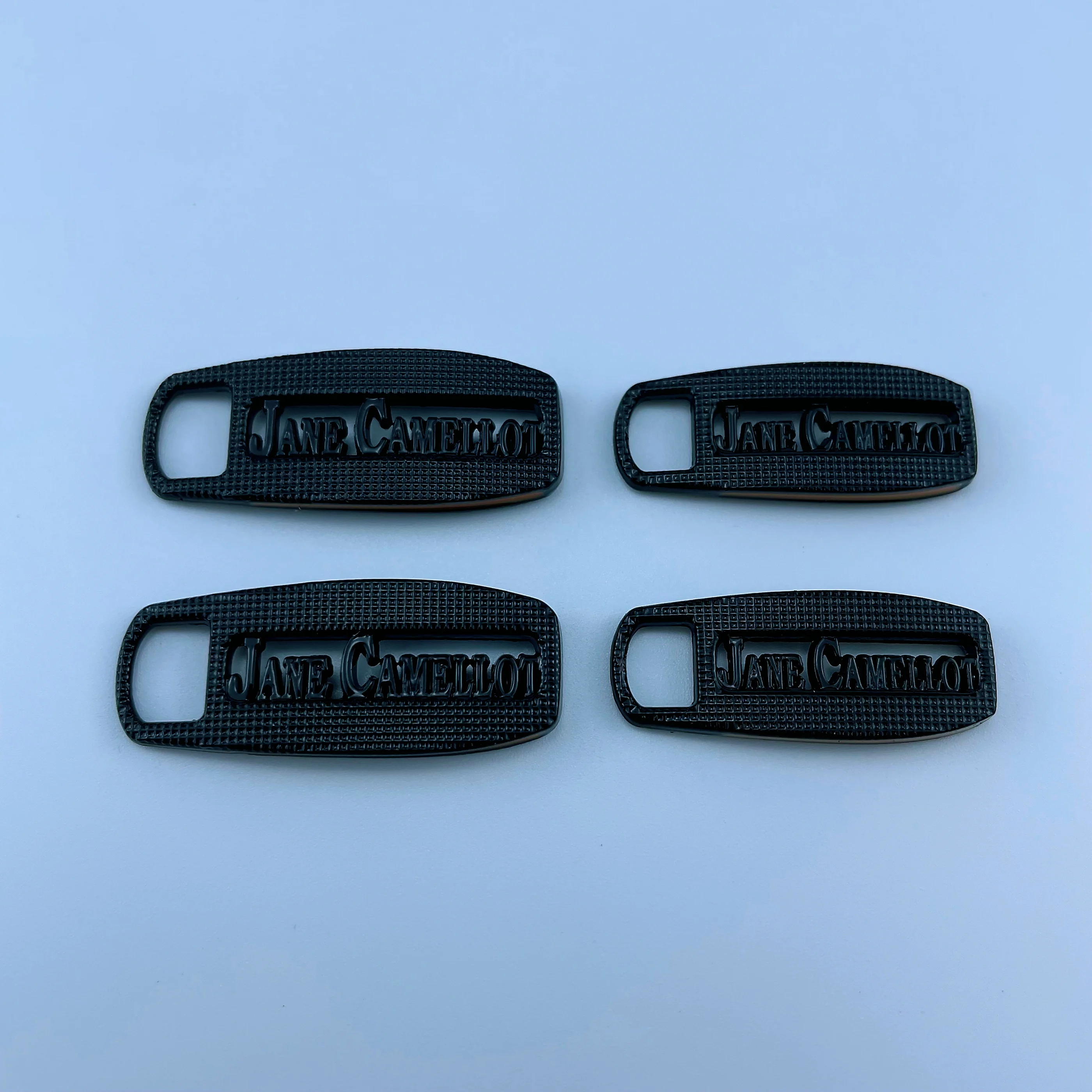 Alloy Zipper Puller Slider Zippers Pulls Metal Zinc Alloy Fashionable High Quality Customized Plating with String 3M