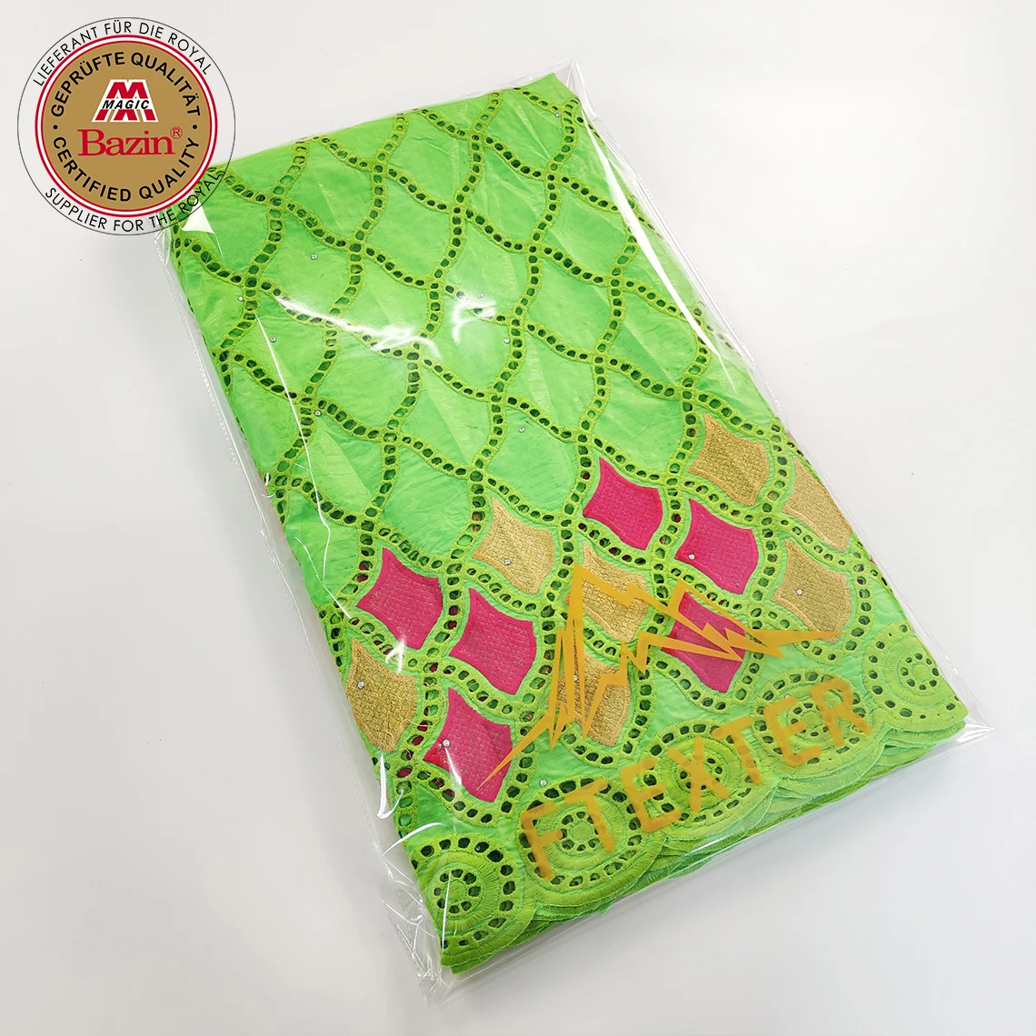 2020 новый дизайн африканская вышивка Bazin Riche ткань Германия с Стразы для Гамбии элегантное женское платье Bazin Brode Gextczer