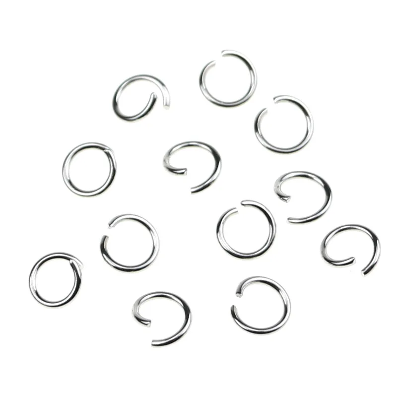 100pc/bag Stainless steel jump open ring jewelry accessories no rust closed ring DIY jewelry accessories connecting ring