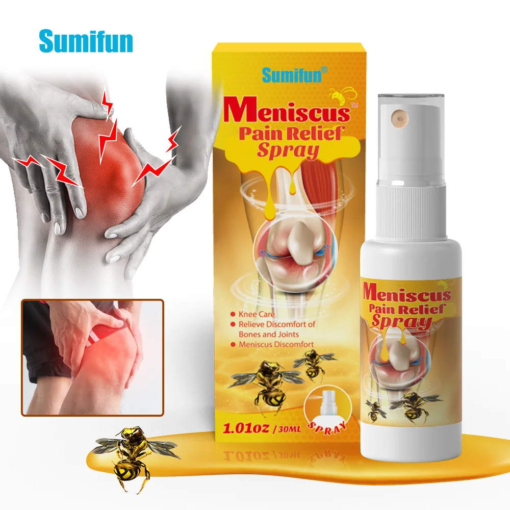 SUMIFUN Wholesale 30ML Sumifun Meniscus Pain soothing Spray Knee Joint Muscle Ache Cream Rheumatoid Arthritis Bee Venom Plaster
