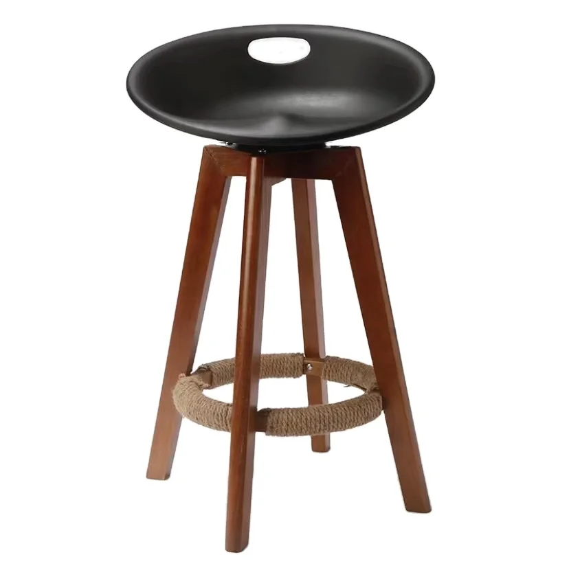 
Cheap Solid wood High stool bar chair 