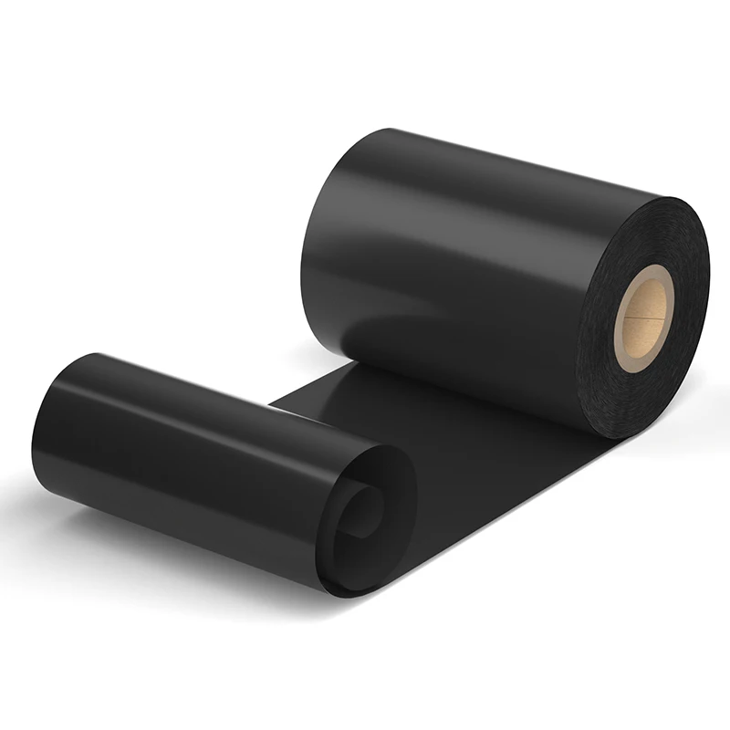 Wax and resin mix 110MM X 300M per roll black ribbon roll for labels on Zebra thermal transfer printers and wires