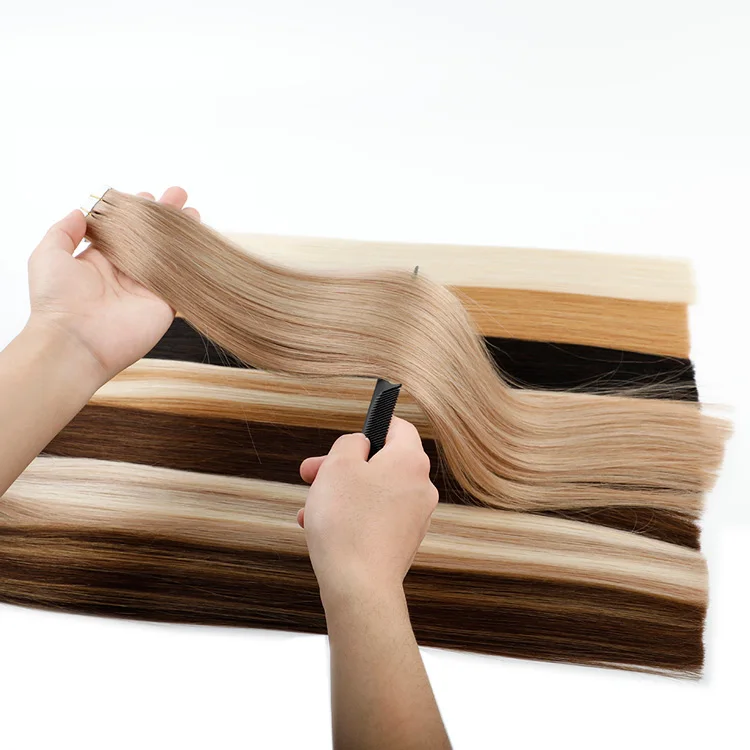 LeShine Human Hair Wholesale Ponytail Remy Perruque Cheveux Humain Tape Hair Extensions Pelucas Pelo Natural