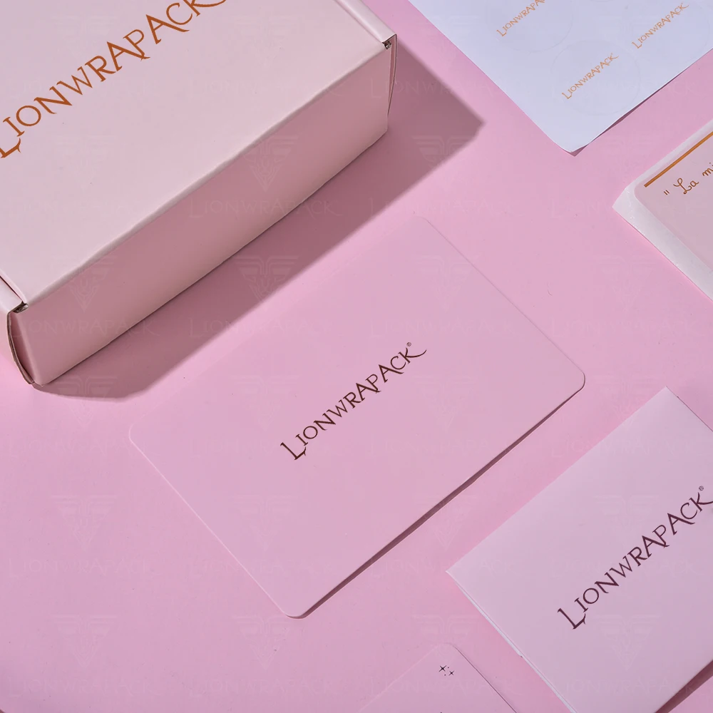 Lionwrapack Custom Logo Corrugated Perfume Boxes Environmentally Friendly and Sustainable Cosmetic Packaging Set