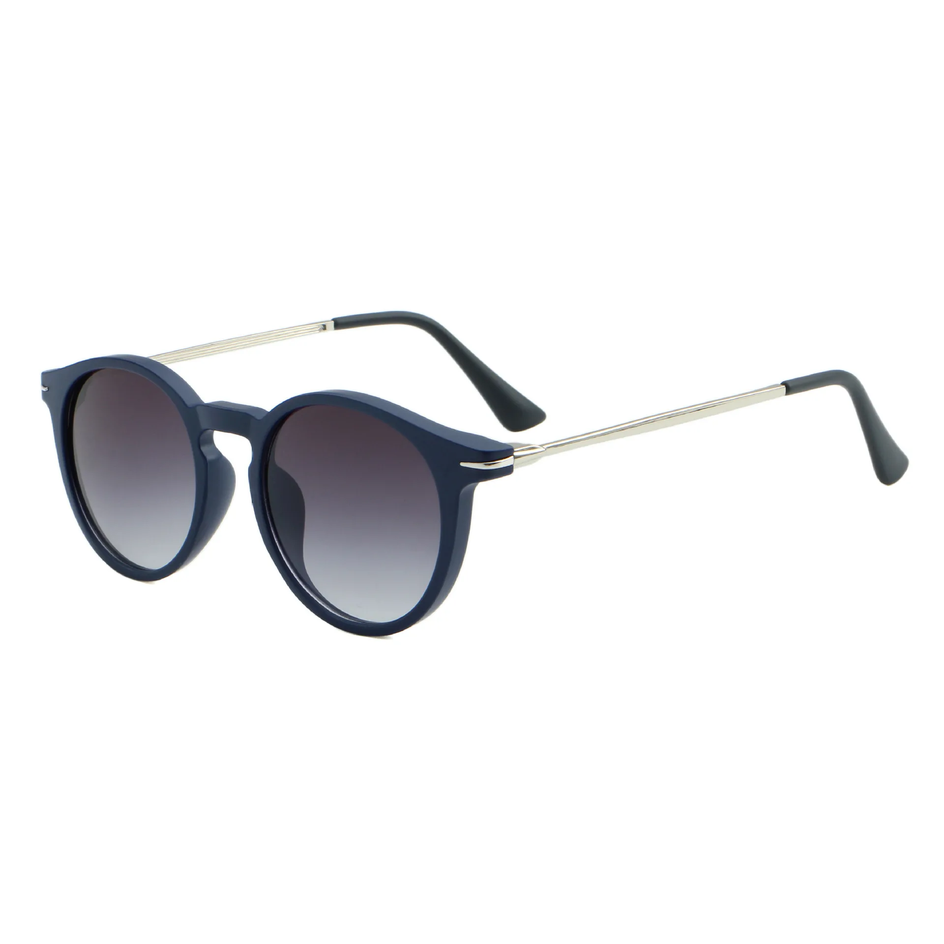 Factory UV400 custom logo sun glasses men women Retro Classic Round sunglasses 2024