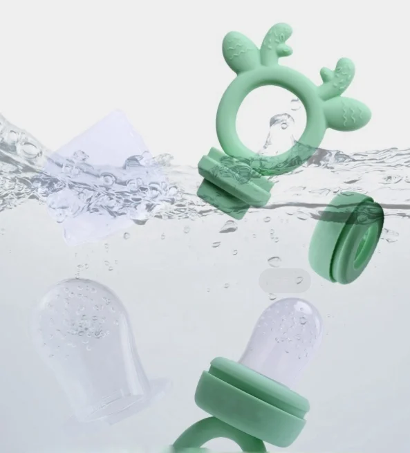 Custom Eco-friendly Kids Fruit Pacifier Baby Fresh Fruit Food Nibbler Pacifier Bpa Free Silicone Baby Food Pacifier