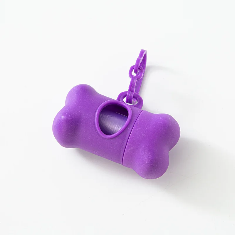 Frosted bone type garbage box dogs and cats poop picking bag storage box pet dog cleaning supplies garbage bag pooper scooper