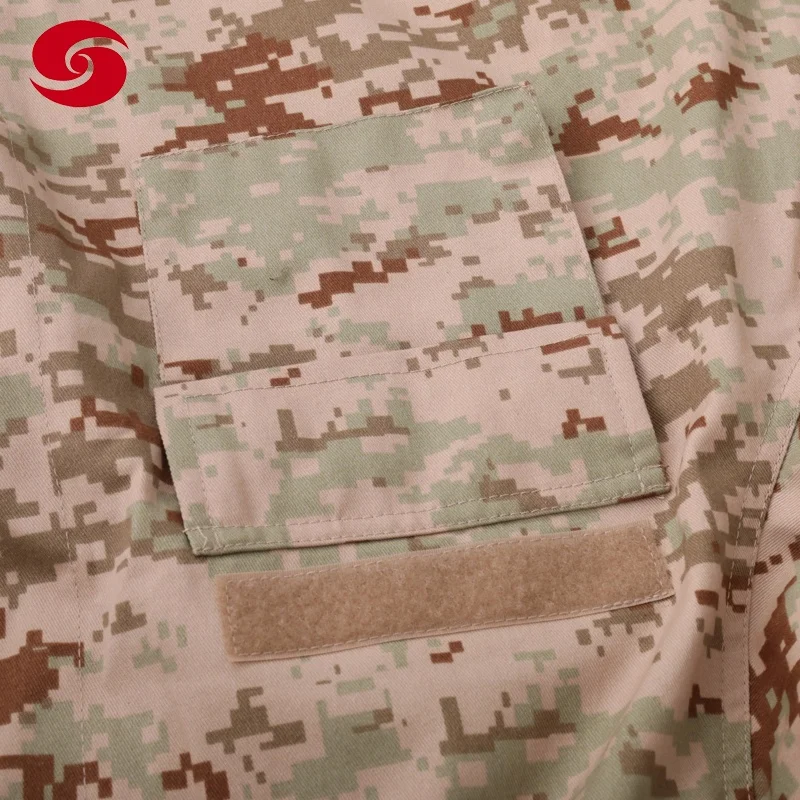 Desert Digital Camo Tactical Long Sleeve Uniform for Man