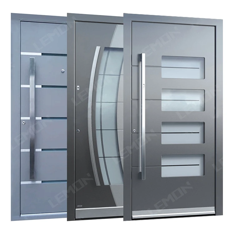 Latest Design Wholesale Price Security Front Stainless Steel Door Security Stainless Steel 304 Pivot Doors