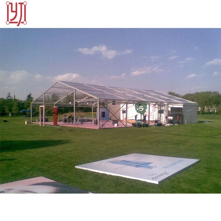 Cheap outdoor permanent 20x30 20x32 large clear pvc roof aluminum alloy romantic marriage marquee party tent