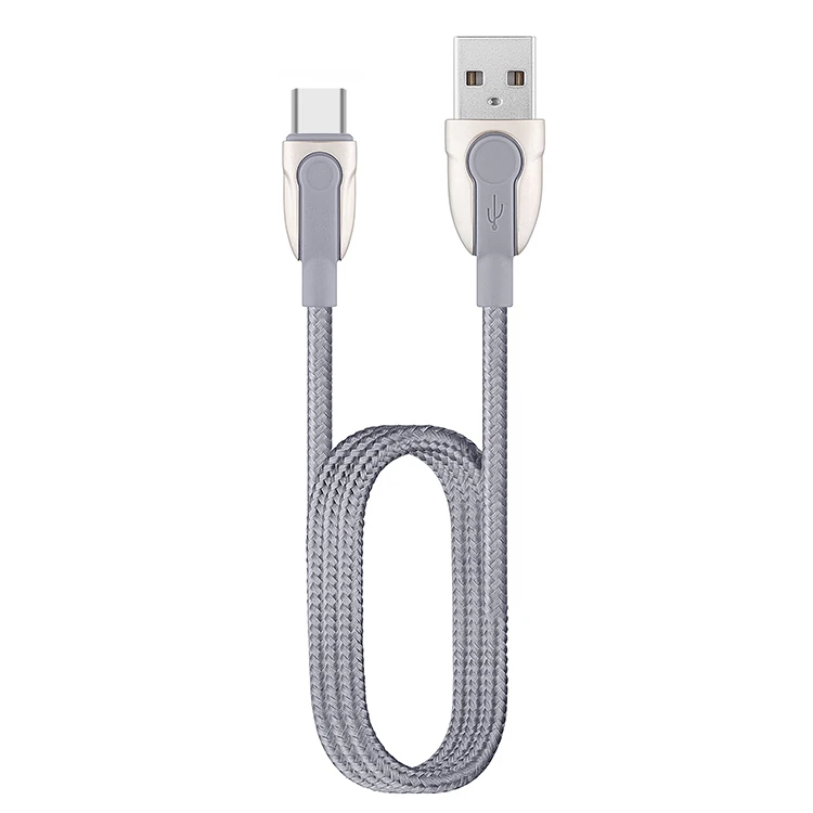 
 Ремонтный usb-кабель для зарядки, новый дизайн, Дата-кабель из цинкового сплава с 1 м, 1,5 м, 2 м, 3 м, плетеный материал, кабель  