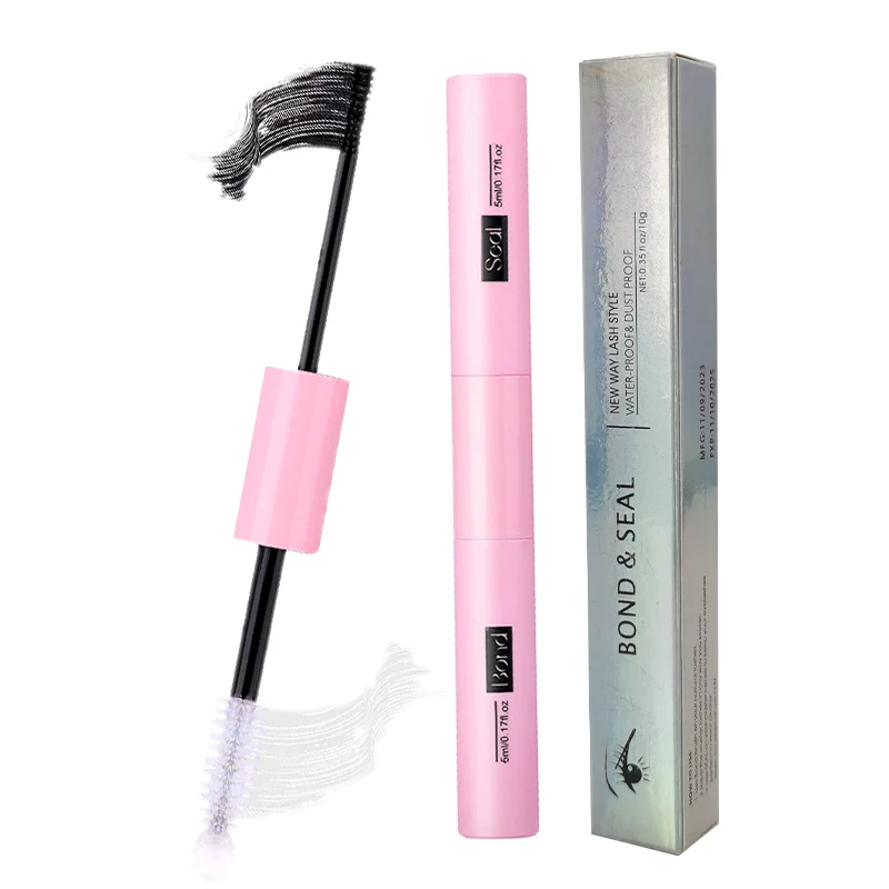 Lash Bond and Seal Cluster Individual Lash Glue Long Lasting Waterproof DIY Eyelash Extension Mascara Wand Glue