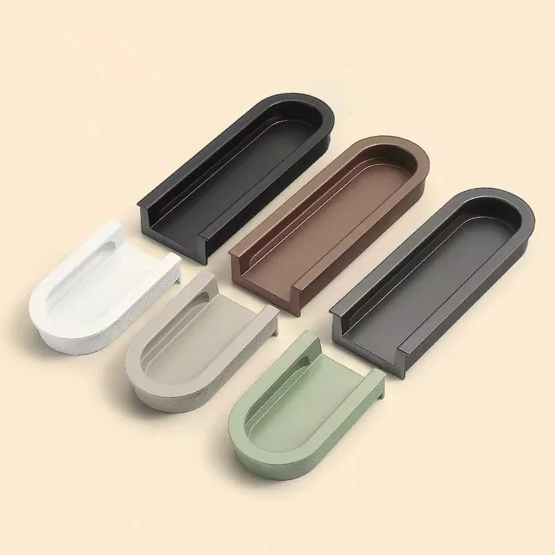 Алюминиевый профиль ручки шкафа для ящиков Лидер продаж оптовая продажа алюминиевая ручка тип вставки