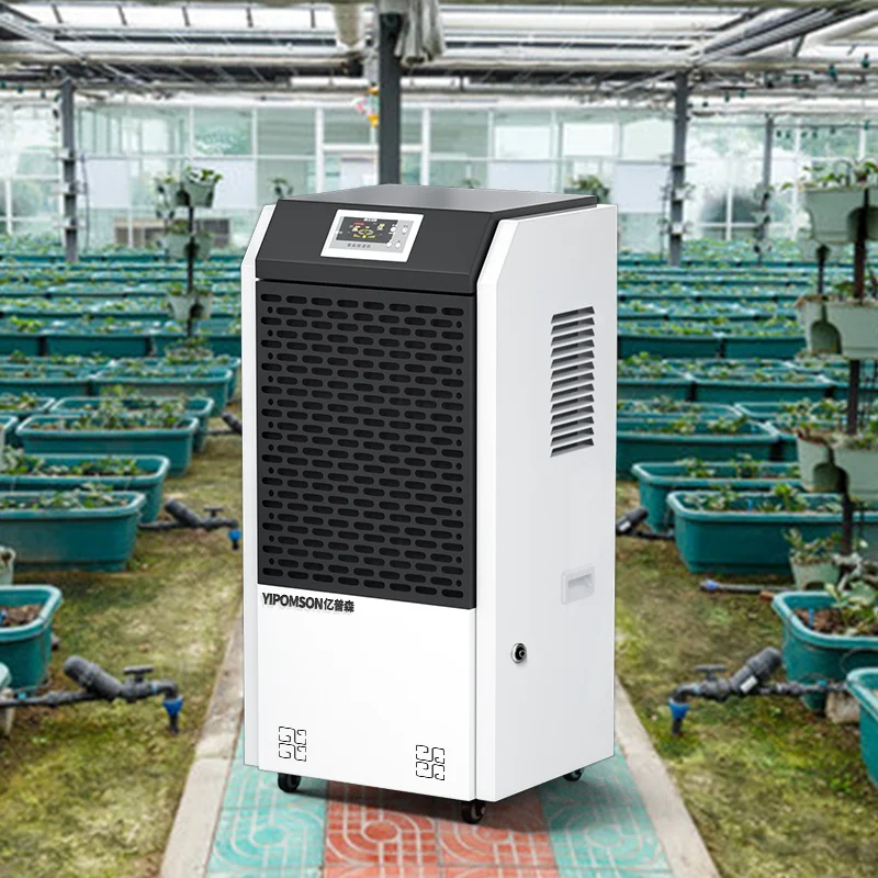 Большой 220V 138L высокой мощности шланг для гостиниц дренаж воздуха теплица коммерческий портативный промышленный осушитель со светодиодным дисплеем