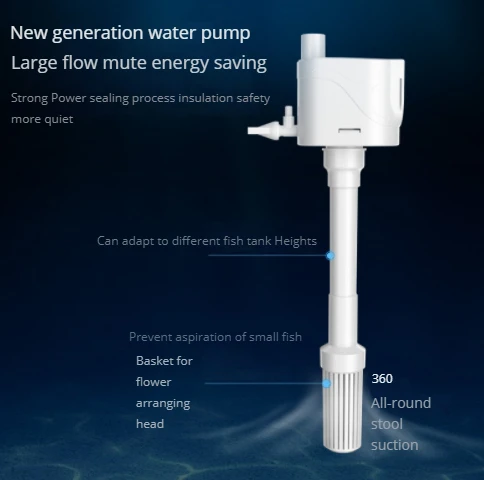Hot selling fish tank filter three in one water purification circulation small top filter aquarium