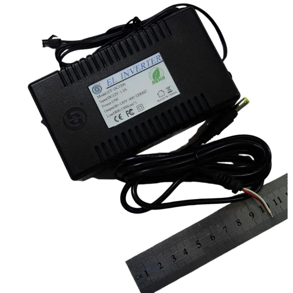 Супер высокая мощность высокое качество черный пластиковый ящик DC12V 15W EL