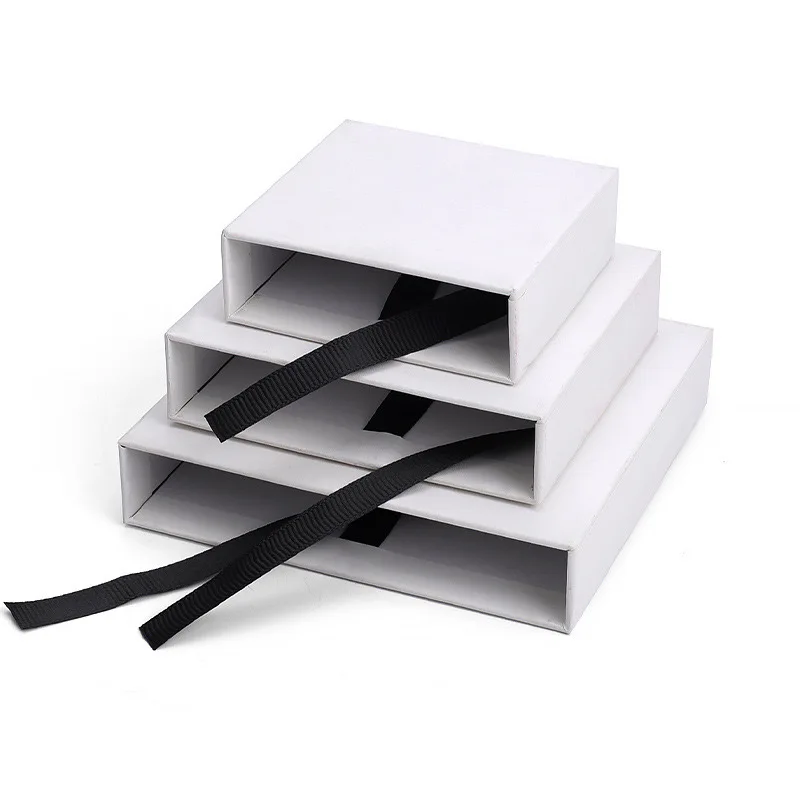 Jewelry storage box accessory Transparent PET Suspension box Ring earrings necklace Antioxidant drawer box Receive sample