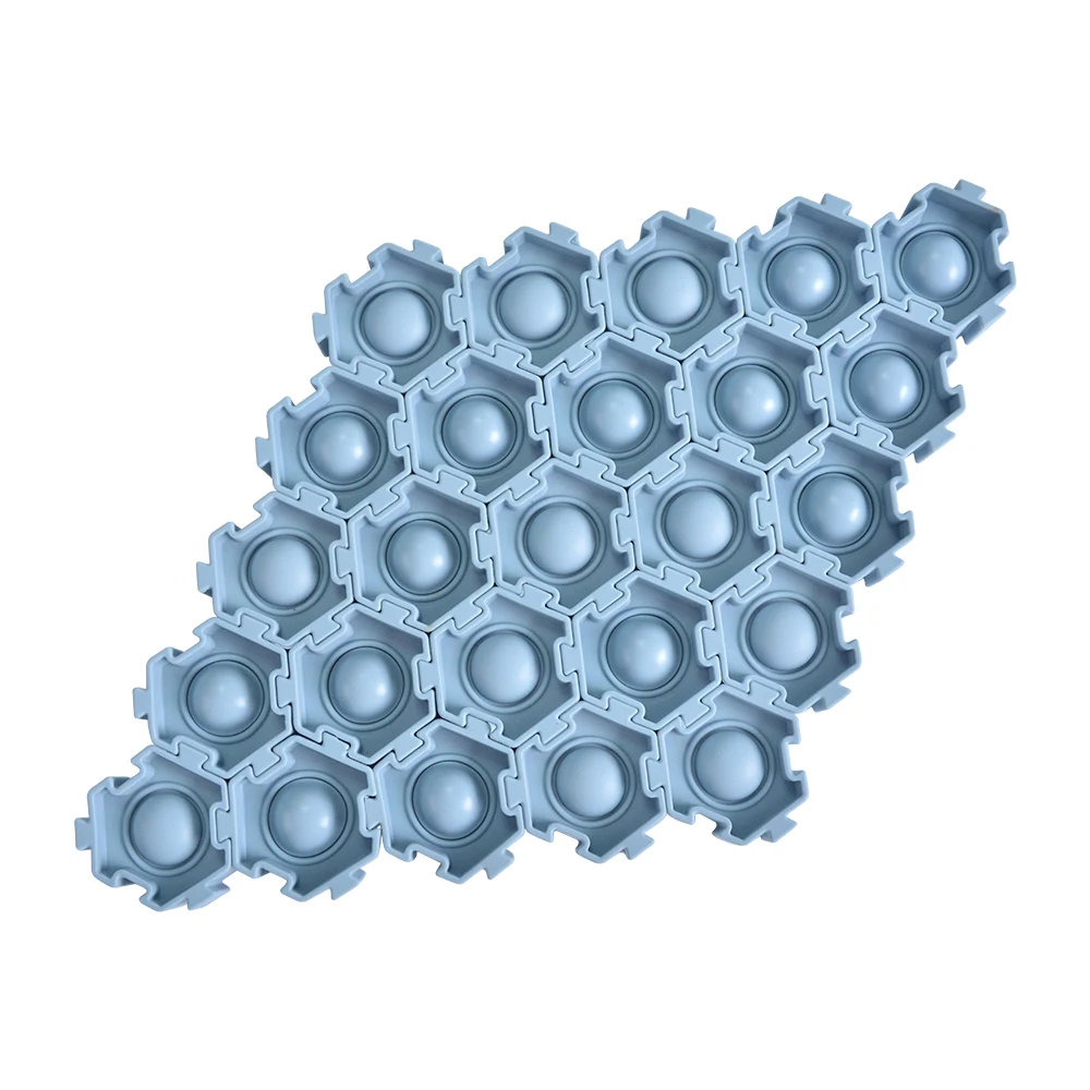 Montessori Material Kids Educational Toys For Baby Soft Silicone Blocks Building Blocks Set For 3D Custom Jigsaw Puzzle