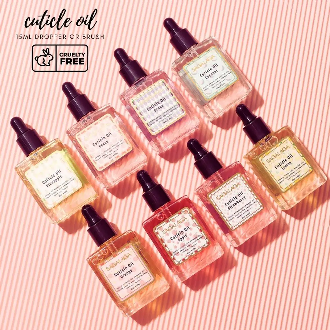 Custom 100% Jojoba Oil For Nail Cuticle Revitalizer Oil Bottle Organic Natural Nails Care Products With Dropper Private Label